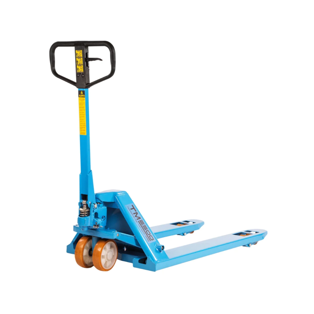 Transpalete Manual Tm 2500 Com Roda Dupla Em Poliuretano 525mm Ou 680mm
