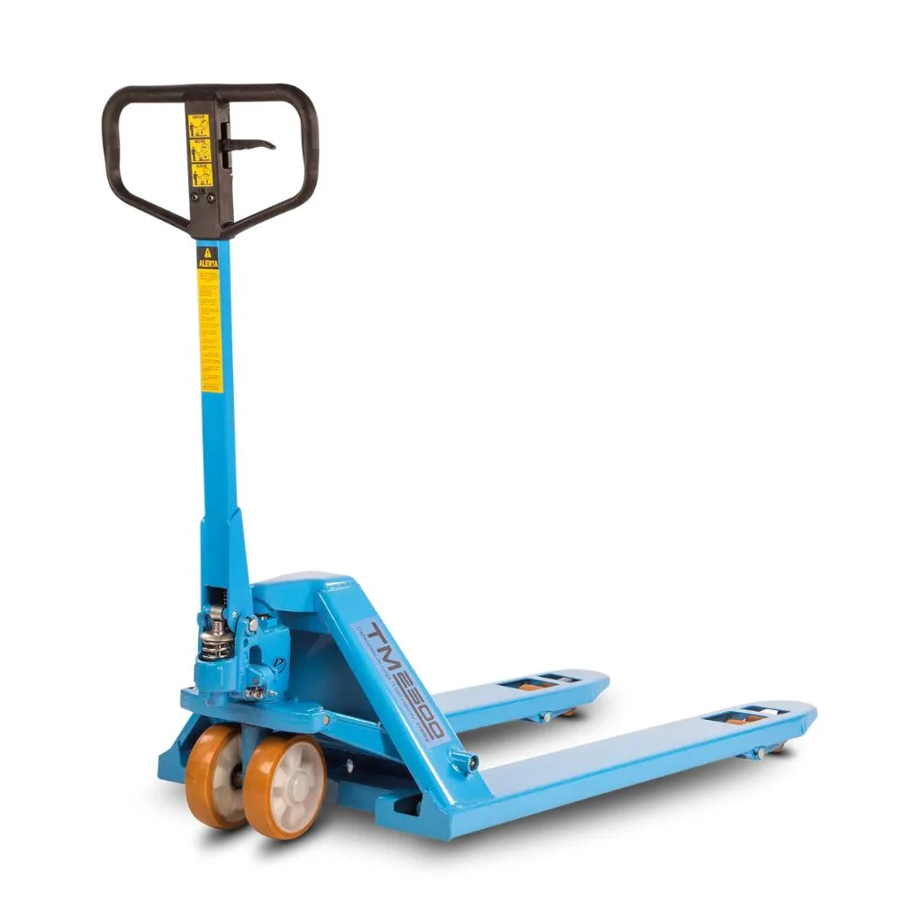 Transpalete Manual Tm 2500 Com Roda Simples Em Poliuretano 525mm Ou 680mm